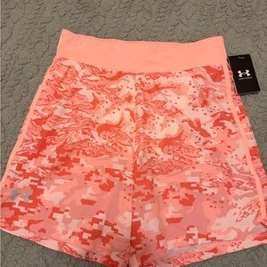 NWT Under Armour Pink Camo Shorts